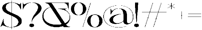 Sherlock Light Ultra Expanded otf (300) Font OTHER CHARS