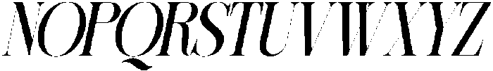Sherlock Medium Condensed Slanted otf (500) Font UPPERCASE