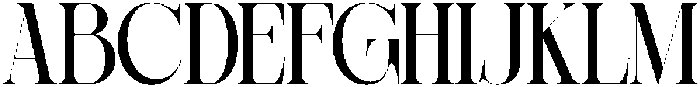 Sherlock Medium Condensed otf (500) Font UPPERCASE