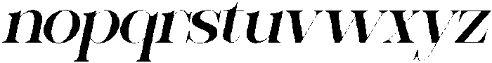 Sherlock Medium Expanded Slanted otf (500) Font LOWERCASE