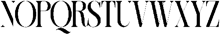 Sherlock Medium Extra Condensed otf (500) Font UPPERCASE