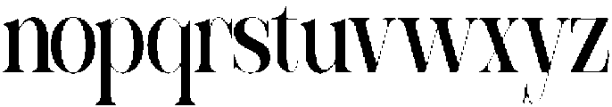 Sherlock Medium Extra Condensed otf (500) Font LOWERCASE