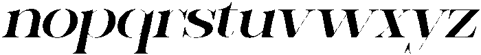 Sherlock Medium Extra Expanded Slanted otf (500) Font LOWERCASE
