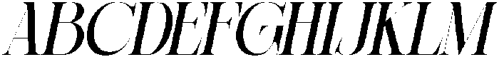 Sherlock Medium Semi Condensed Slanted otf (500) Font