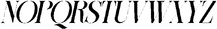 Sherlock Medium Semi Condensed Slanted otf (500) Font UPPERCASE