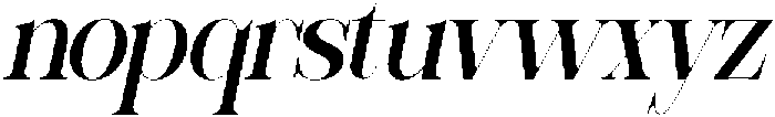 Sherlock Medium Semi Condensed Slanted otf (500) Font LOWERCASE
