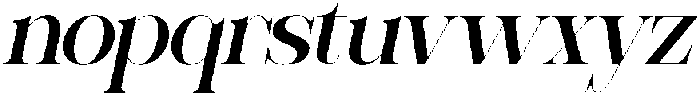 Sherlock Medium Semi Expanded Slanted otf (500) Font LOWERCASE