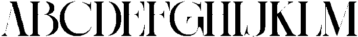 Sherlock Medium Semi Expanded otf (500) Font UPPERCASE