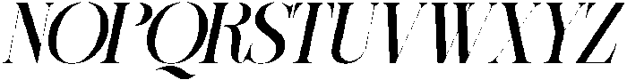 Sherlock Medium Slanted otf (500) Font UPPERCASE
