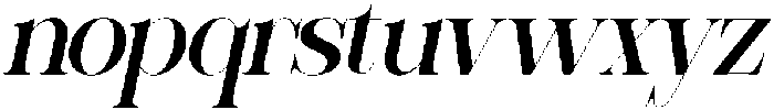 Sherlock Medium Slanted otf (500) Font LOWERCASE
