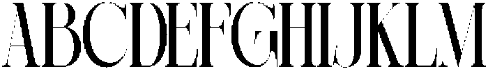 Sherlock Medium Ultra Condensed otf (500) Font UPPERCASE