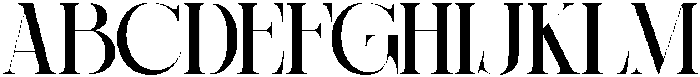 Sherlock Medium otf (500) Font UPPERCASE