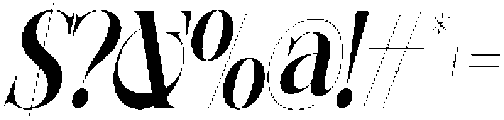 Sherlock Semi Bold Extra Condensed Slanted otf (600) Font OTHER CHARS