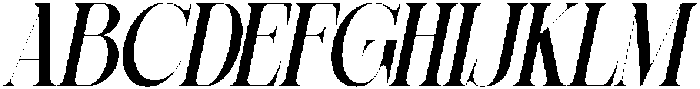 Sherlock Semi Bold Extra Condensed Slanted otf (600) Font