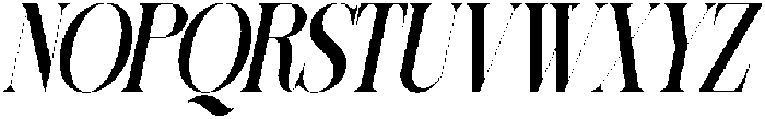 Sherlock Semi Bold Extra Condensed Slanted otf (600) Font UPPERCASE
