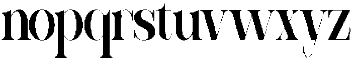 Sherlock Semi Bold Extra Condensed otf (600) Font LOWERCASE