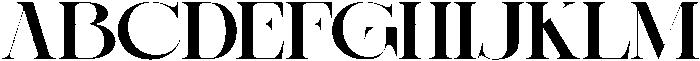 Sherlock Semi Bold Extra Expanded otf (600) Font UPPERCASE