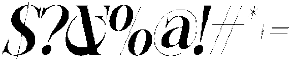 Sherlock Semi Bold Semi Condensed Slanted otf (600) Font OTHER CHARS
