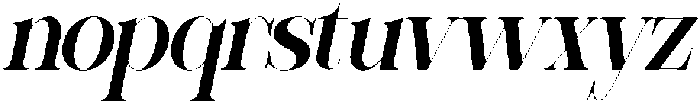 Sherlock Semi Bold Semi Condensed Slanted otf (600) Font LOWERCASE