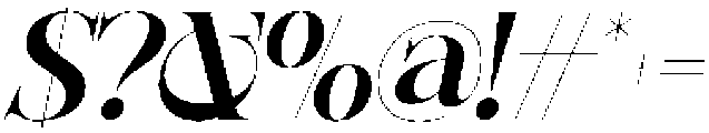 Sherlock Semi Bold Semi Expanded Slanted otf (600) Font OTHER CHARS