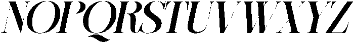 Sherlock Semi Bold Semi Expanded Slanted otf (600) Font UPPERCASE
