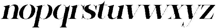 Sherlock Semi Bold Semi Expanded Slanted otf (600) Font LOWERCASE