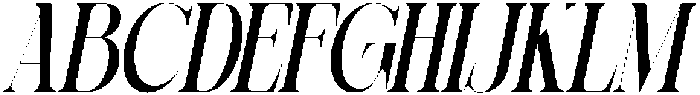 Sherlock Semi Bold Ultra Condensed Slanted otf (600) Font
