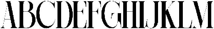Sherlock Semi Bold Ultra Condensed otf (600) Font UPPERCASE