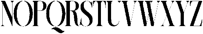 Sherlock Semi Bold Ultra Condensed otf (600) Font UPPERCASE