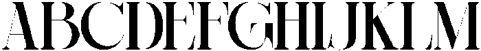 Sherlock Semi Bold otf (600) Font UPPERCASE