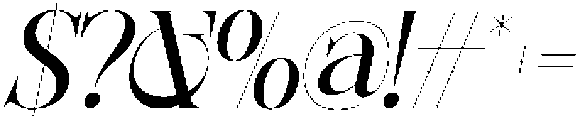 Sherlock Slanted otf (400) Font OTHER CHARS