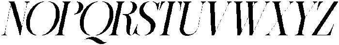 Sherlock Slanted otf (400) Font UPPERCASE