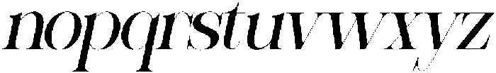 Sherlock Slanted otf (400) Font LOWERCASE
