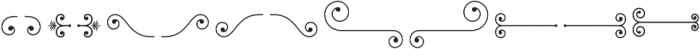Sherlock Symbols Swash otf (400) Font LOWERCASE
