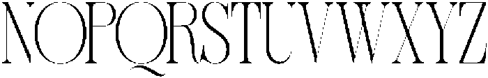 Sherlock Thin Condensed otf (100) Font UPPERCASE