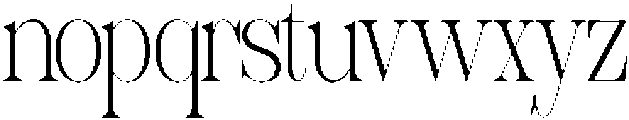 Sherlock Thin Condensed otf (100) Font LOWERCASE