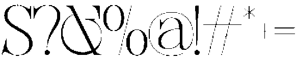 Sherlock Thin Expanded otf (100) Font OTHER CHARS