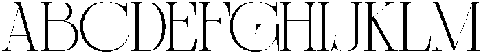 Sherlock Thin Expanded otf (100) Font UPPERCASE