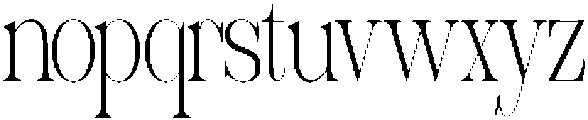 Sherlock Thin Extra Condensed otf (100) Font LOWERCASE