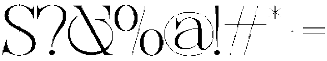 Sherlock Thin Extra Expanded otf (100) Font OTHER CHARS
