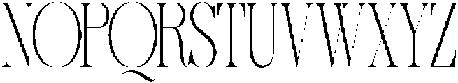Sherlock Thin Ultra Condensed otf (100) Font UPPERCASE