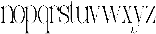 Sherlock Thin Ultra Condensed otf (100) Font LOWERCASE
