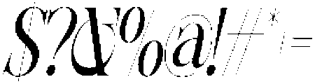 Sherlock Ultra Condensed Slanted otf (900) Font OTHER CHARS