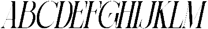 Sherlock Ultra Condensed Slanted otf (900) Font UPPERCASE