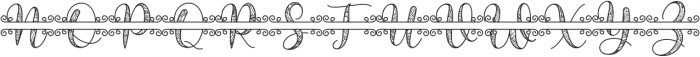 Sheryka Monogram reguler ttf (400) Font LOWERCASE
