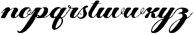 Sheryna otf (400) Font LOWERCASE