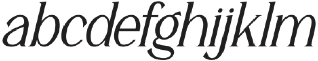 Shialbert Italic otf (400) Font LOWERCASE