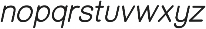 Shibui Medium Italic otf (500) Font LOWERCASE