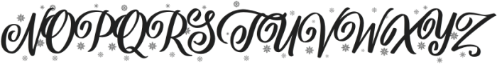 Shielfie Christmas otf (400) Font UPPERCASE