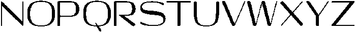 Shiftea BoldCondensed otf (700) Font UPPERCASE